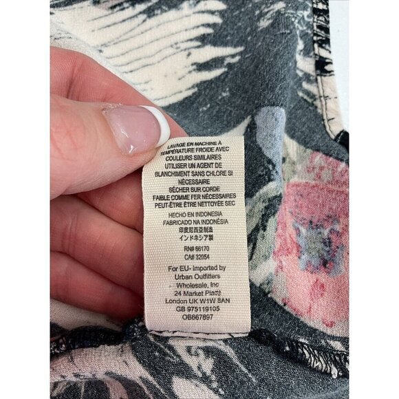 Free‎ People Black Drift Away Tunic Dress XS Cold Shoulder oversized flowy - Picture 11 of 13